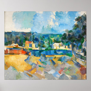 Cézanne - On The Edge Of A River Poster