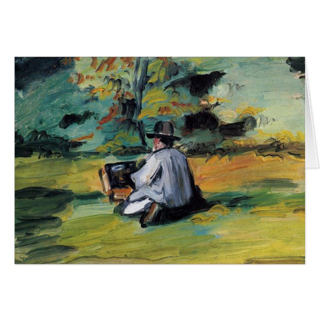 Cézanne: Painter at Work (blank inside) (Front Horizontal)