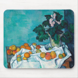 Cezanne Post Impressionism Still Life Flowers and Mouse Pad