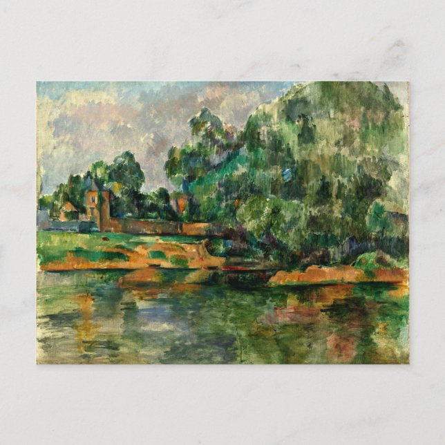 Cezanne - Riverbank Postcard (Front)