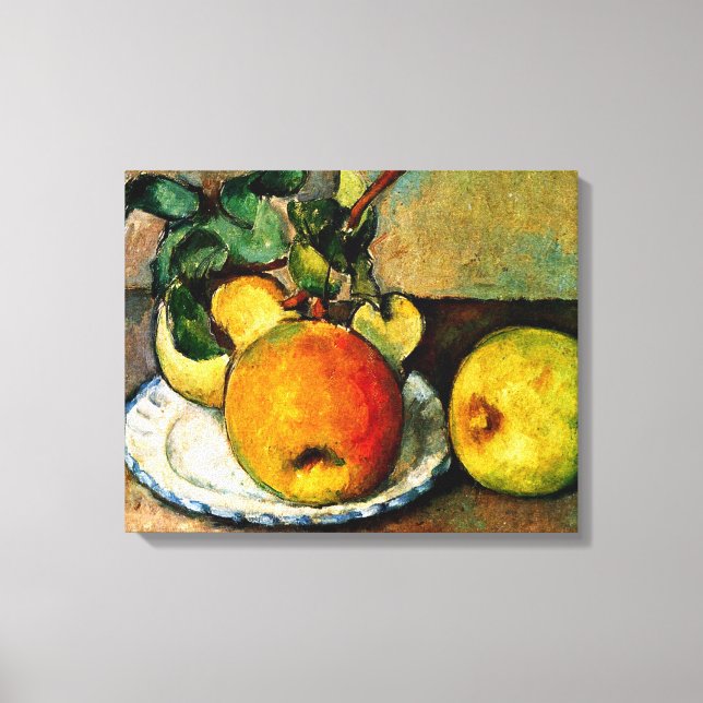 Cezanne - Still Life with Apples and Pears Canvas Print (Front)