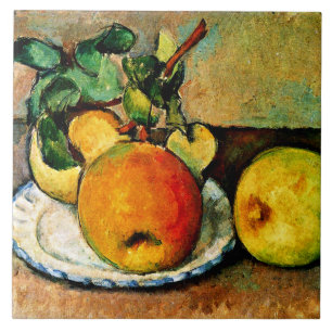 Cezanne - Still Life with Apples and Pears, Tile