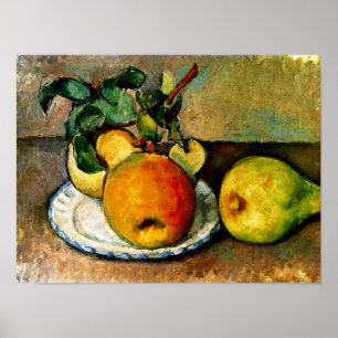 Cezanne - Still Life with Apples Poster