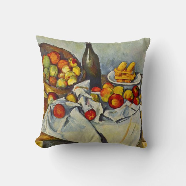 Cezanne The Basket of Apples Pillow (Front)
