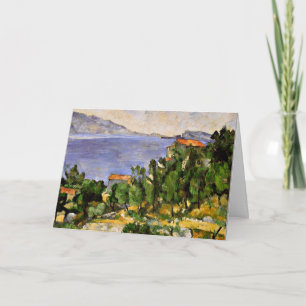 Cezanne - The Bay of l'Estaque from the East Card
