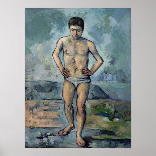 Cézanne - The Big Bather Poster (Front)