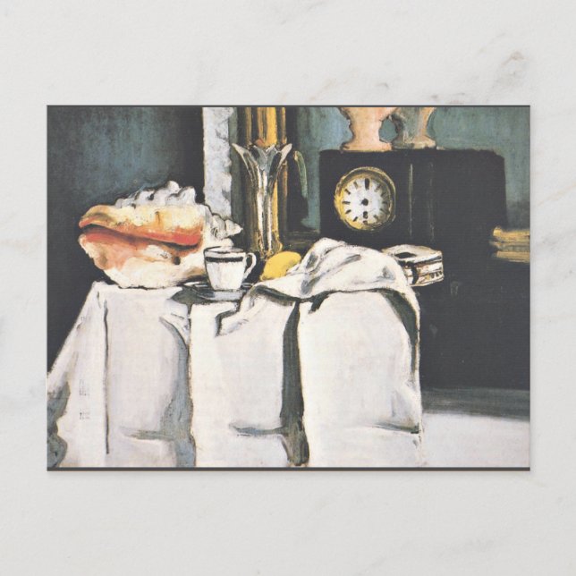 Cezanne - The Black Clock Postcard (Front)