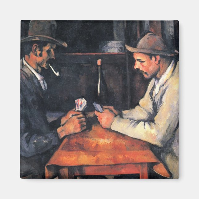 Cezanne: The Card Player Magnet (Front)