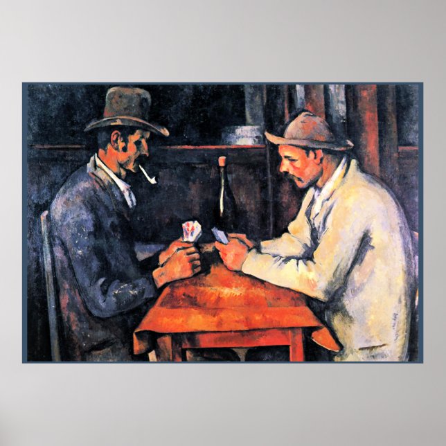 Cezanne - The Card Players (2) Poster (Front)