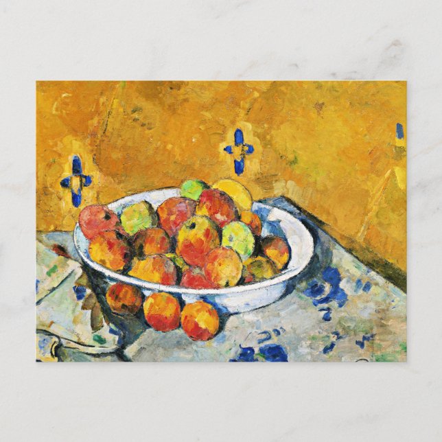 Cezanne - The Plate of Apples Postcard (Front)