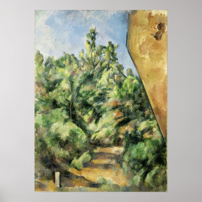 Cézanne - The Red Rock Poster (Front)