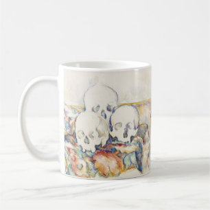Cezanne The Three Skulls Vintage Art Poster Print Coffee Mug