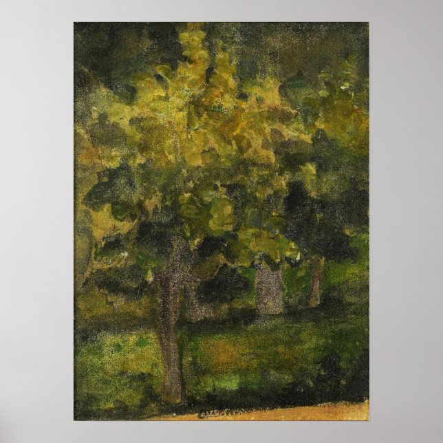 Cézanne - Trees Poster (Front)
