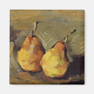 Cezanne - Two Pears, famous painting, Magnet