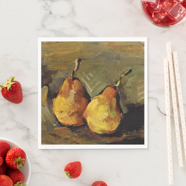 Cezanne - Two Pears Napkin (Insitu)
