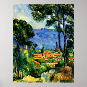 Cezanne - View of l'Estaque Poster