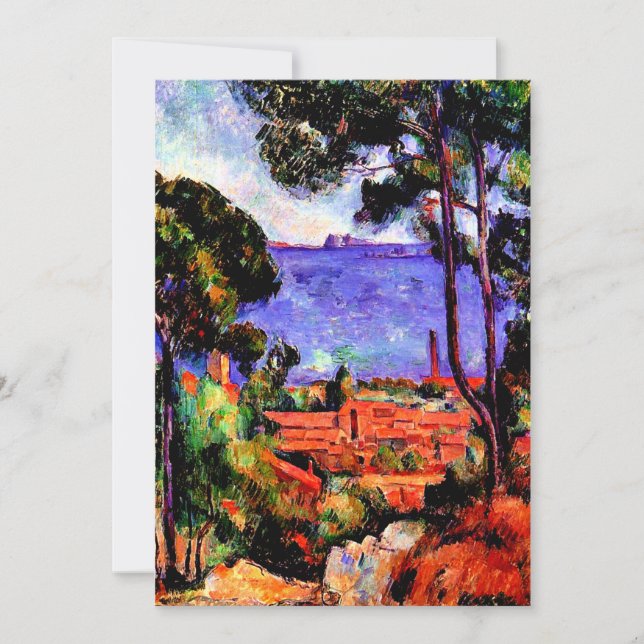 Cezanne - View through the Trees Card (Front)