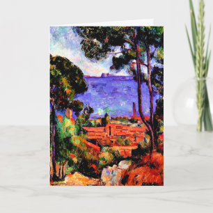 Cezanne - View through the Trees Card