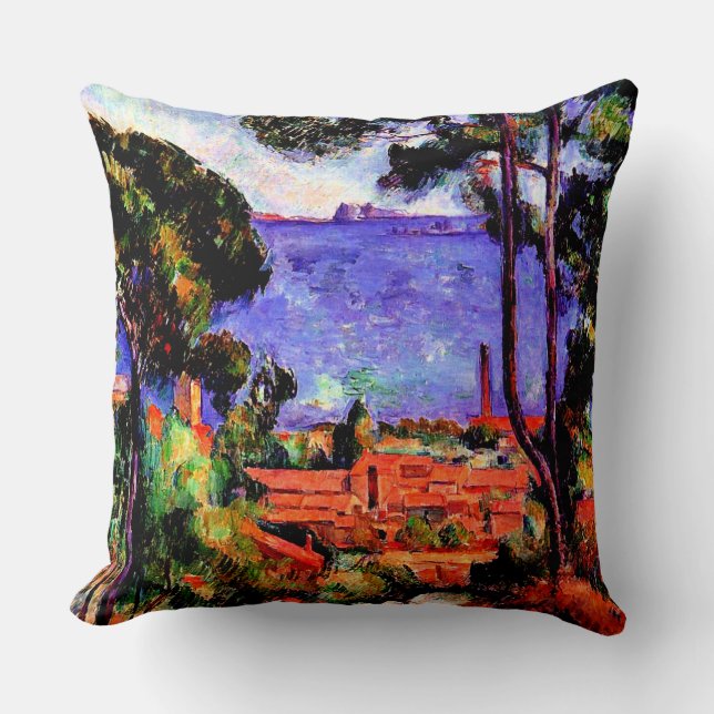 Cezanne - View through the Trees Cushion (Front)