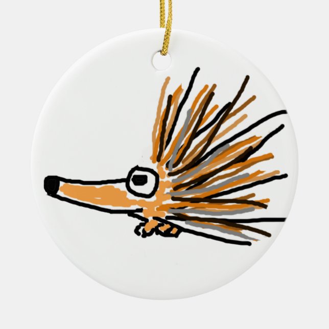 CF- Awesome Porcupine Ornament (Front)