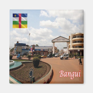 CF - Central African Republic - Bangui - shopping Magnet