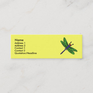 CF- Dragonfly Business Cards... Mini Business Card