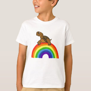 CF- Turtle on a Rainbow Shirt