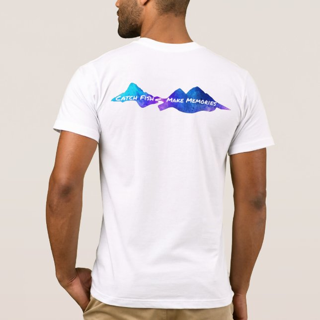 CFMM Mountain Stream Northern Lights T-Shirt (Back)