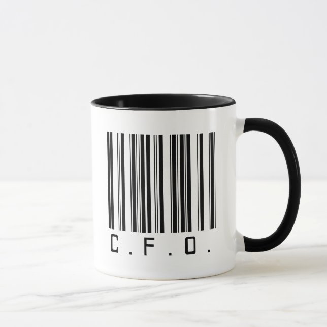 CFO Bar Code Mug (Right)