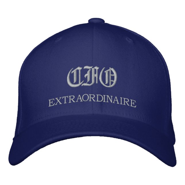 CFO Extraordinaire embroidered Cap (Front)