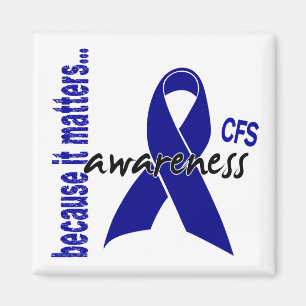 CFS Chronic Fatigue Syndrome Awareness Magnet