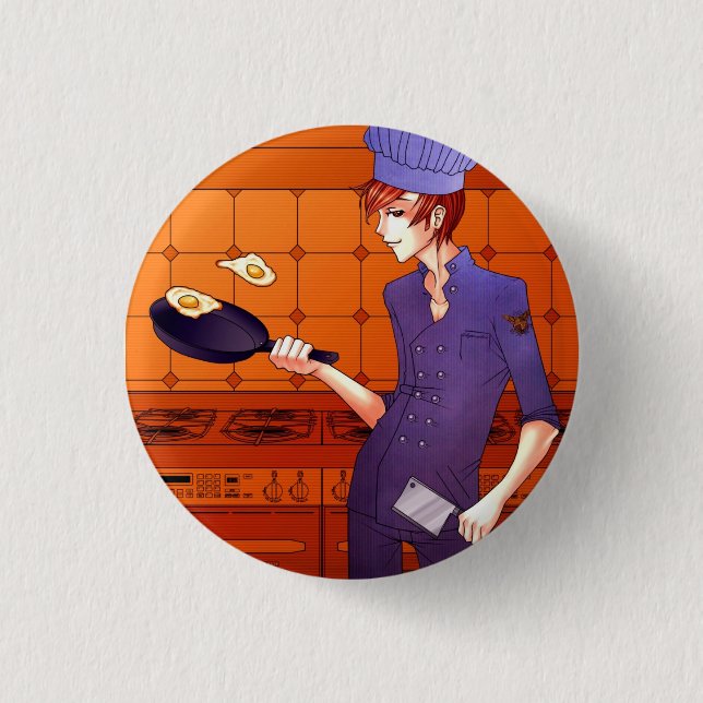 CG21 3 CM ROUND BADGE (Front)