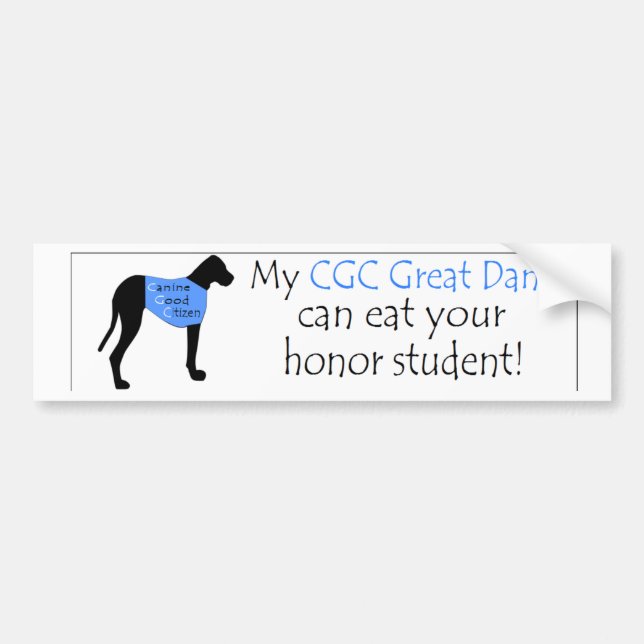 CGC vs HS Bumper Sticker (Front)