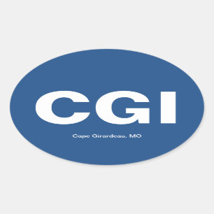 CGI/Cape Girardeau, MO Oval Sticker
