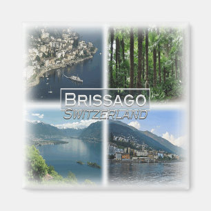 CH0283 Europe, Switzerland, Brissago, Fridge Magnet