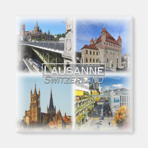 CH0287 Europe, Switzerland, Lausanne, Fridge  Magnet
