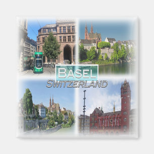 CH0290 Europe, Switzerland, Basel, Fridge Magnet
