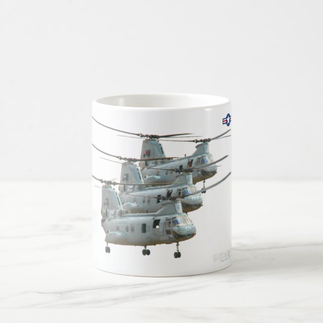 CH-46E SEA KNIGHT COFFEE MUG (Center)