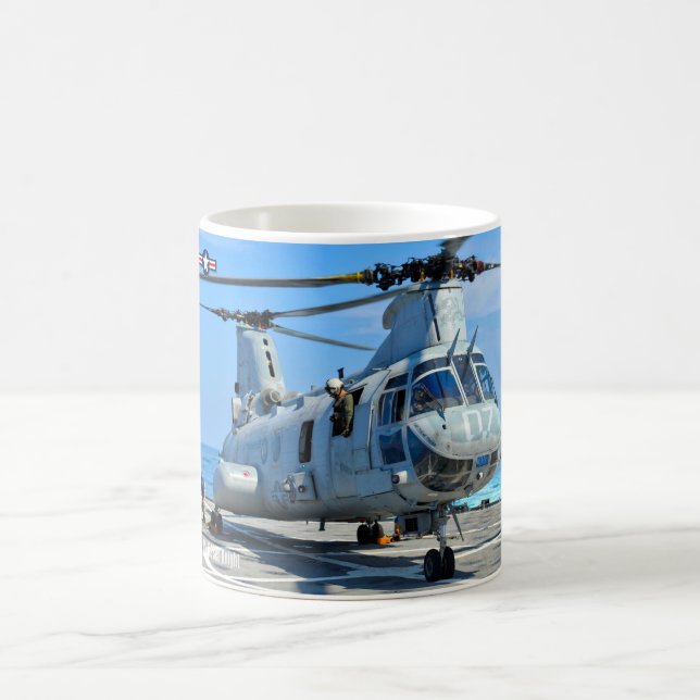 CH-46E SEA KNIGHT COFFEE MUG (Center)