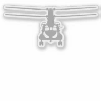 CH-47 Chinook Frontal View Grey