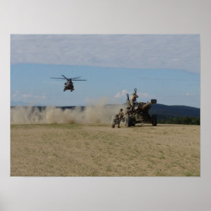 CH-47 Chinook Helicopter Poster