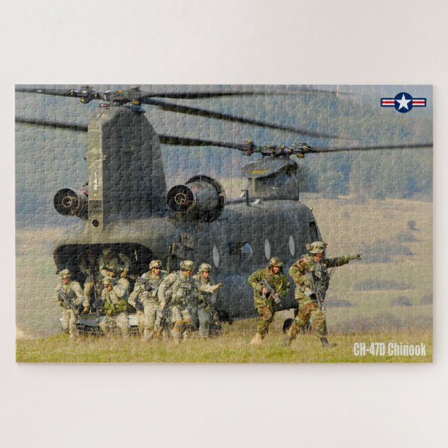 CH-47D CHINOOK (20x30 INCH) Jigsaw Puzzle (Horizontal)