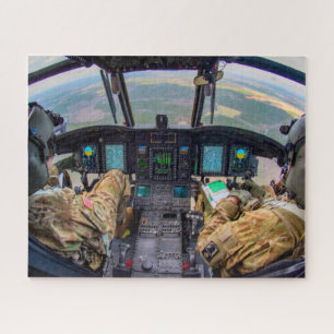 CH-47F CHINOOK COCKPIT (16x20 INCH) Jigsaw Puzzle