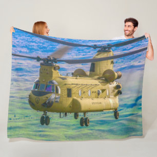 CH-47F CHINOOK FLEECE BLANKET