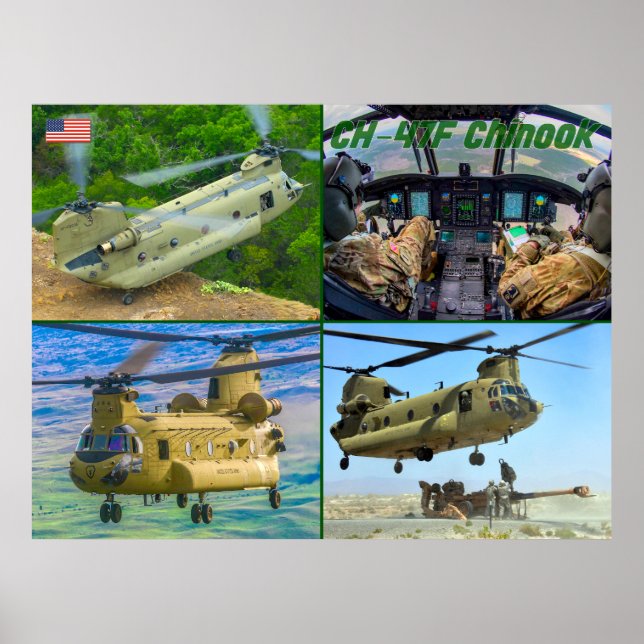 CH-47F CHINOOK POSTER (Front)