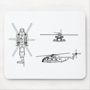 CH-53 Sea Stallion Mouse Pad