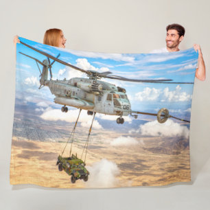 CH-53E SUPER STALLION FLEECE BLANKET
