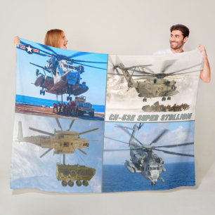 CH-53E SUPER STALLION FLEECE BLANKET