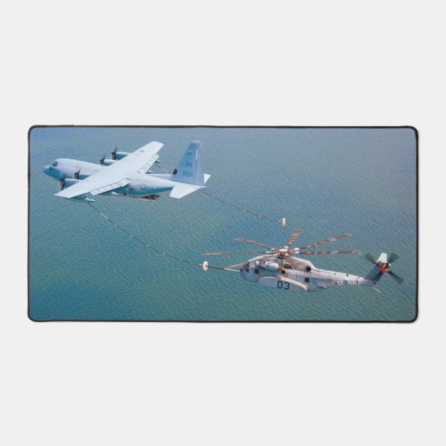 CH-53K KING STALLION and KC-130J SUPER TANKER Desk Mat (Front)