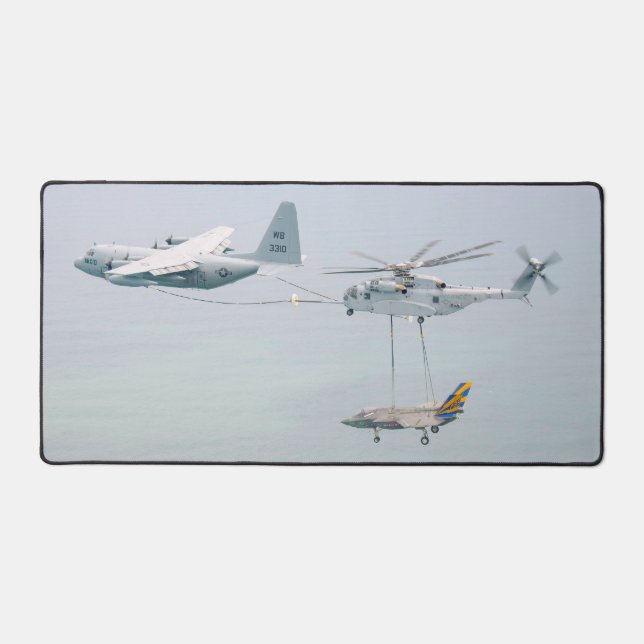 CH-53K KING STALLION and KC-130J SUPER TANKER Desk Mat (Front)